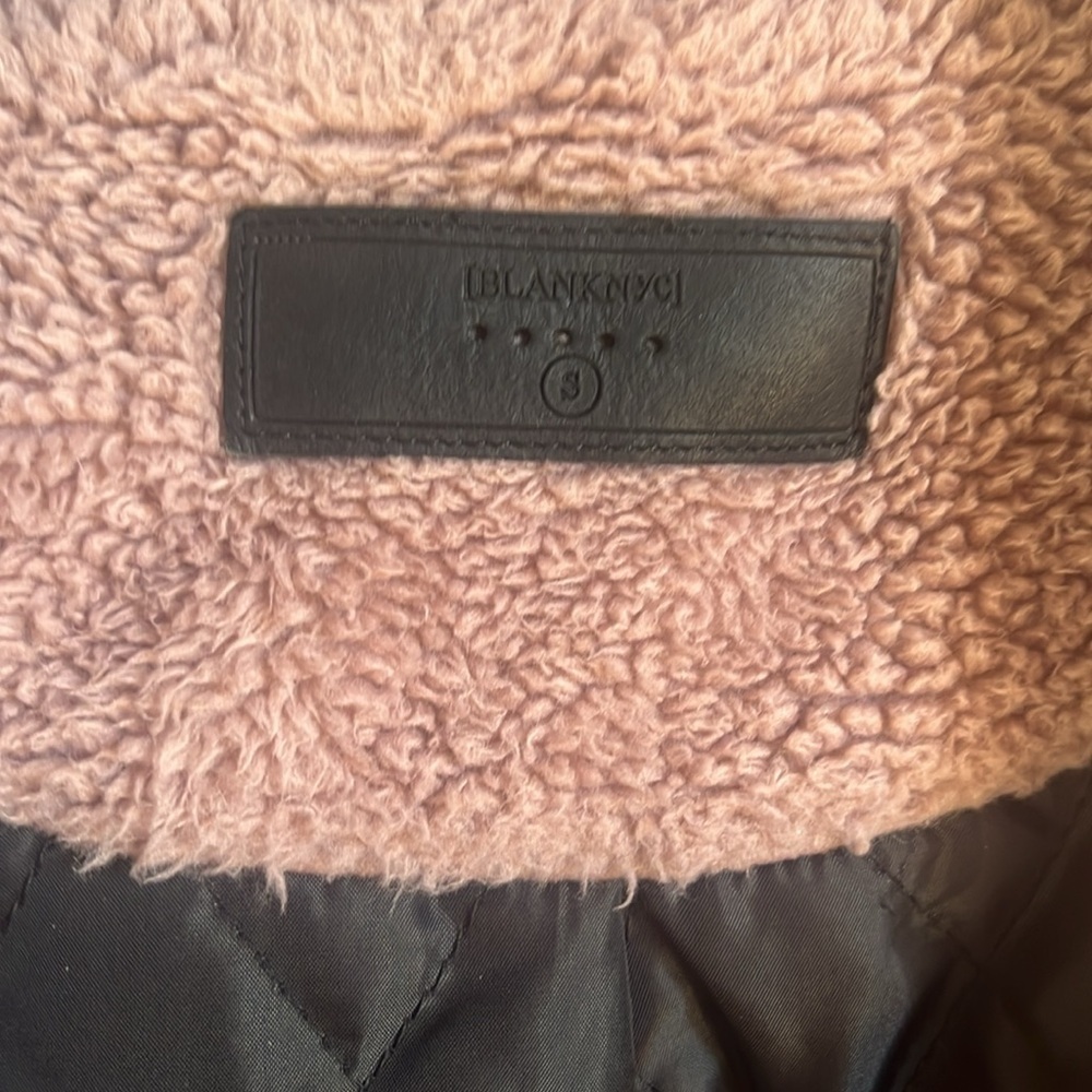 Blank NYC Sherpa jacket S - Picture 2 of 4